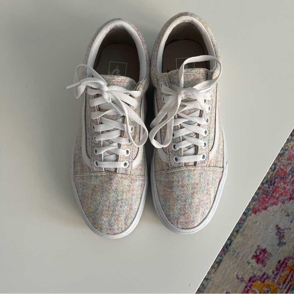 Vans Pink and White Sneakers - Picture 2 of 4